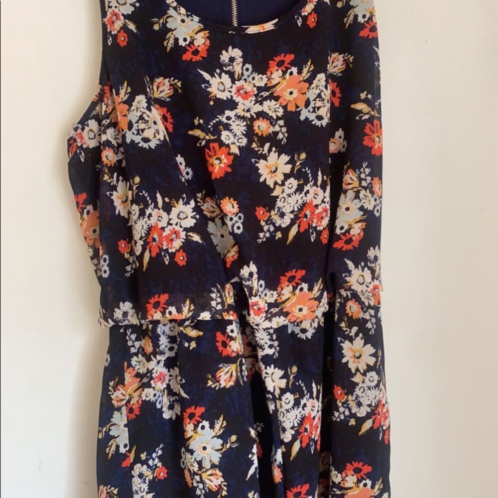Target romper floral print size medium